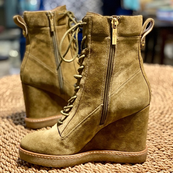 Veronica Beard Shoes - 5️⃣6️⃣ New Veronica Beard Suede Wedge Boots